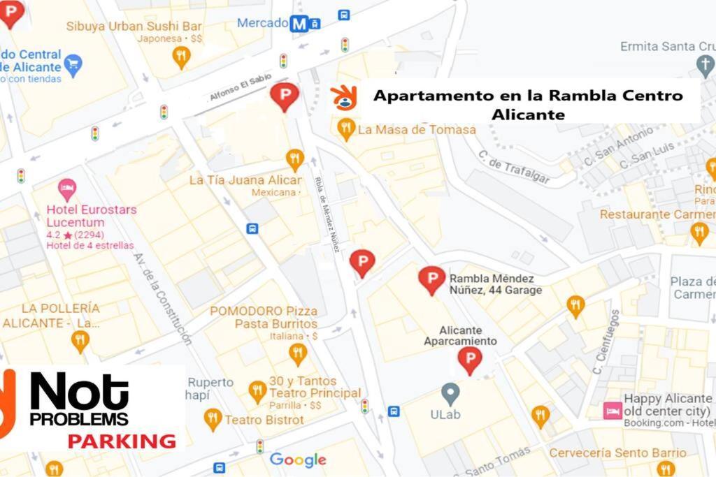 Apartamento Centro Rambla Alicante A Exterior foto